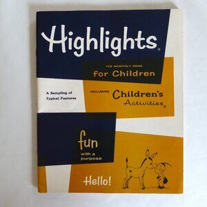 VINTAGE 1973 HIGHLIGHTS MAGAZINE CHILDREN’S ACTIVITIES